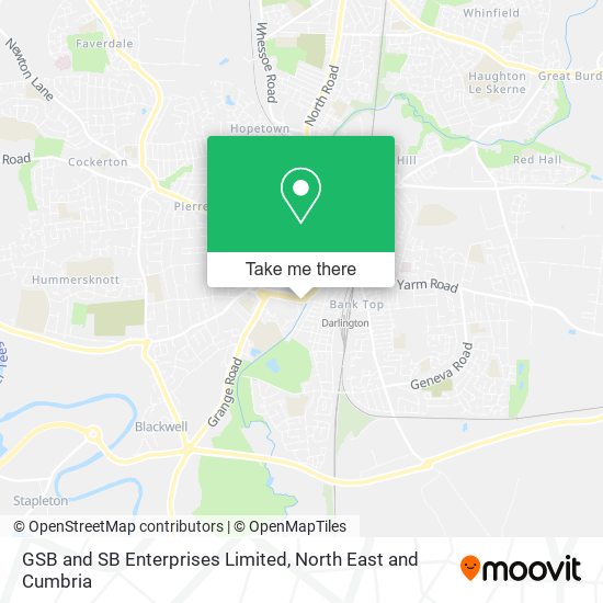 GSB and SB Enterprises Limited map