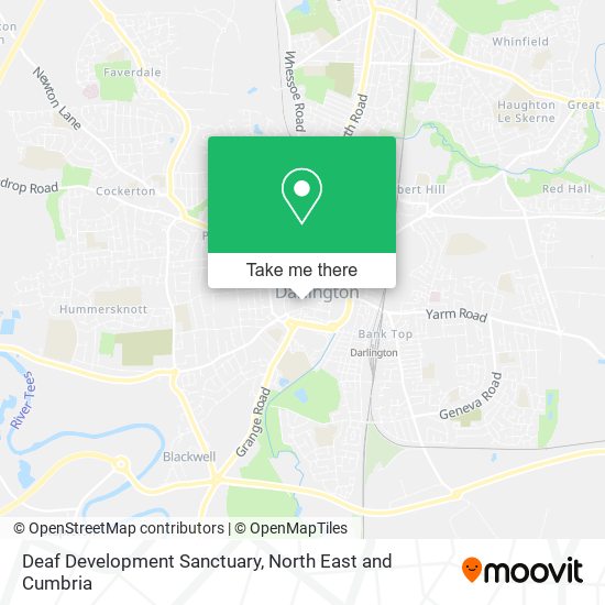 Deaf Development Sanctuary map
