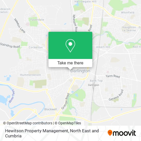 Hewitson Property Management map