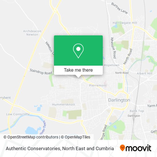 Authentic Conservatories map
