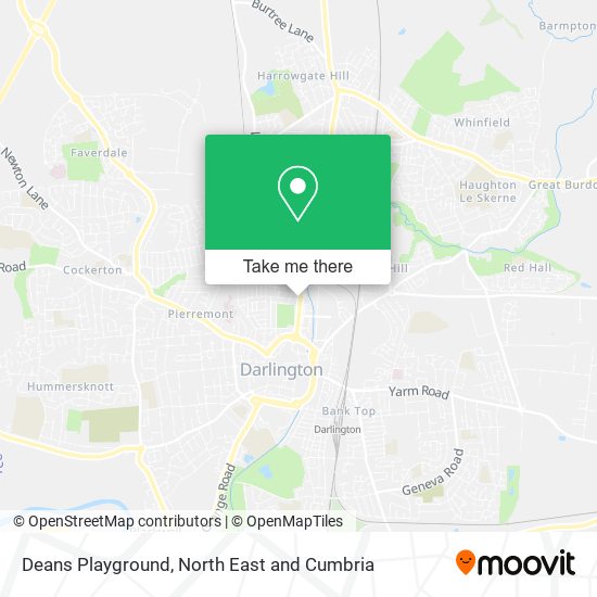 Deans Playground map
