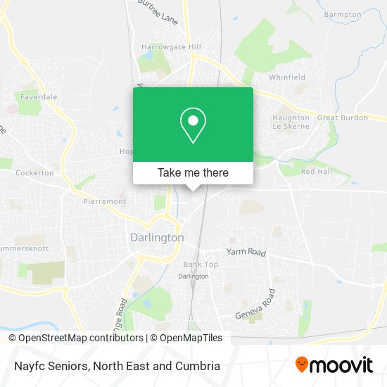 Nayfc Seniors map