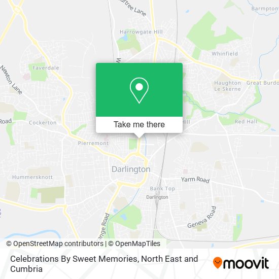 Celebrations By Sweet Memories map