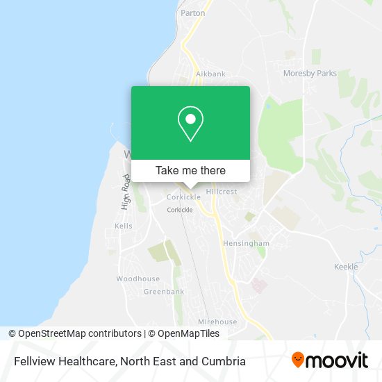 Fellview Healthcare map