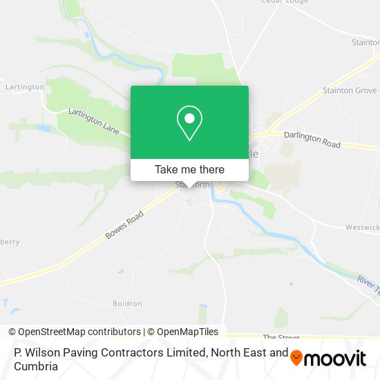 P. Wilson Paving Contractors Limited map