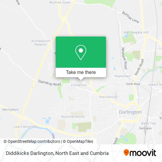 Diddikicks Darlington map