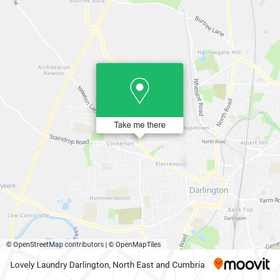 Lovely Laundry Darlington map