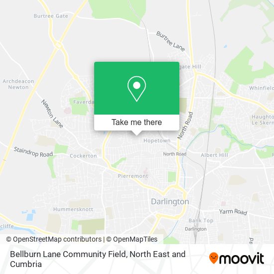 Bellburn Lane Community Field map