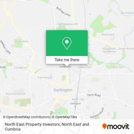 North East Property Investors map