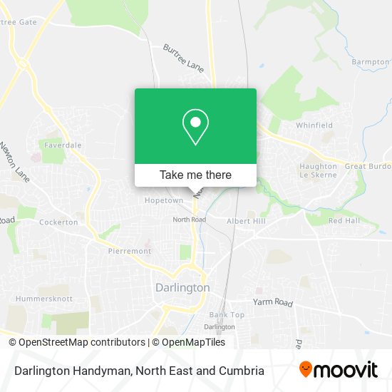 Darlington Handyman map