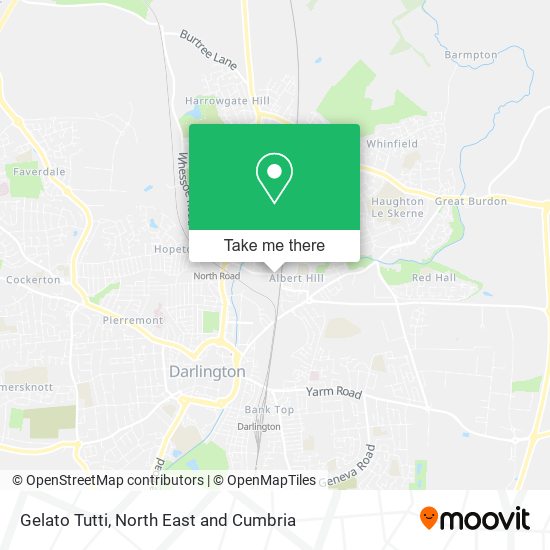 Gelato Tutti map
