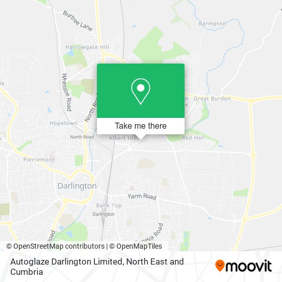 Autoglaze Darlington Limited map
