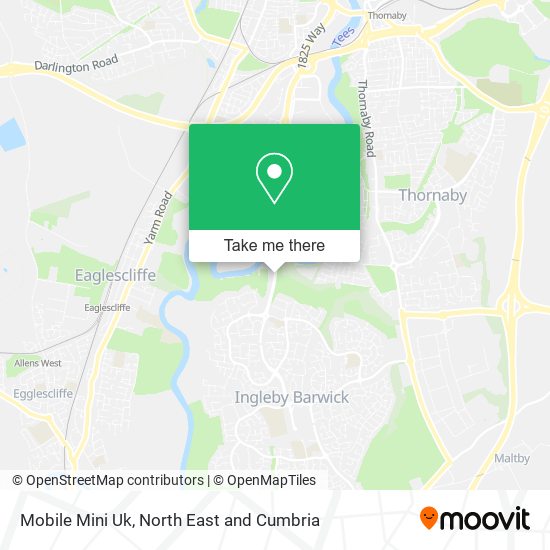 Mobile Mini Uk map