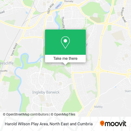 Harold Wilson Play Area map