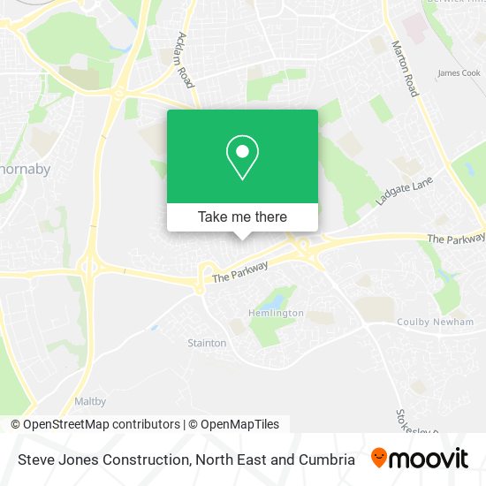Steve Jones Construction map