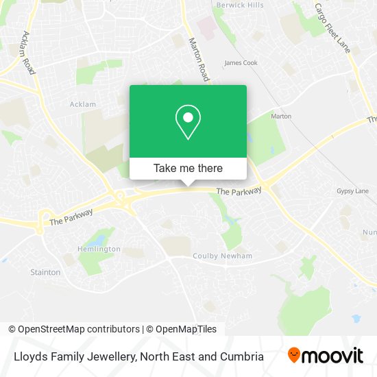 Lloyds Family Jewellery map
