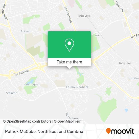 Patrick McCabe map