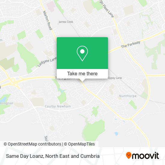 Same Day Loanz map