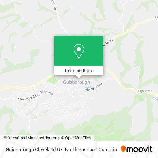 Guisborough Cleveland Uk map