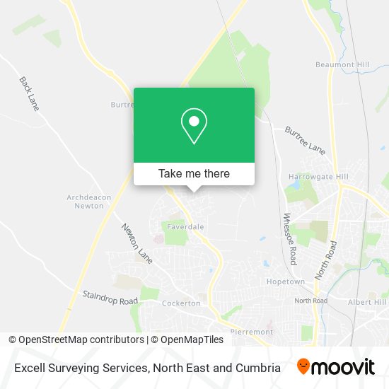 Excell Surveying Services map