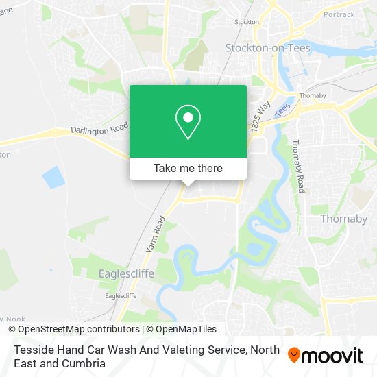 Tesside Hand Car Wash And Valeting Service map