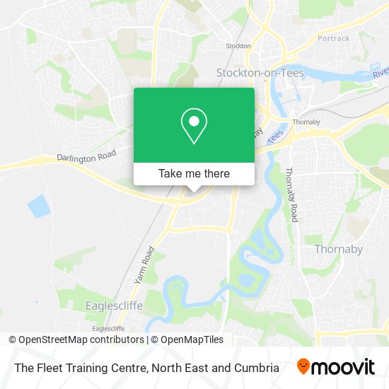 The Fleet Training Centre map
