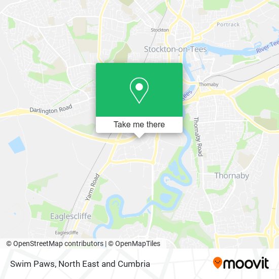 Swim Paws map