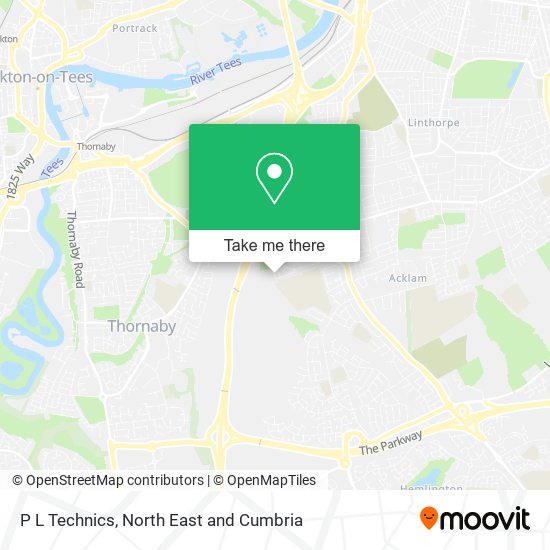 P L Technics map