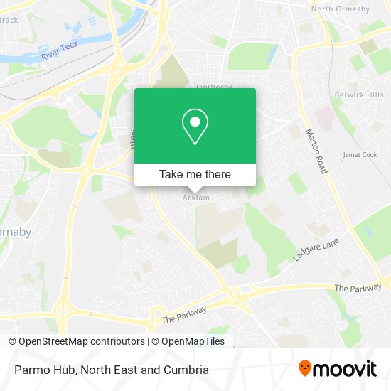 Parmo Hub map
