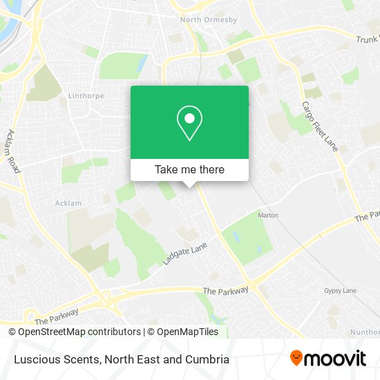 Luscious Scents map