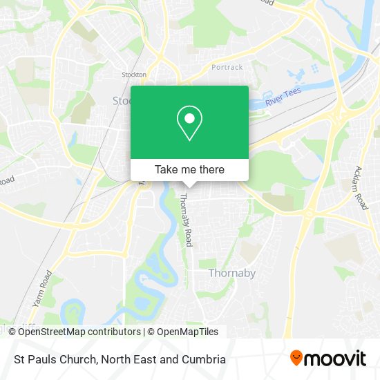 St Pauls Church map