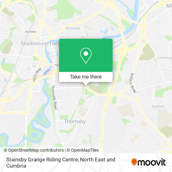 Stainsby Grange Riding Centre map