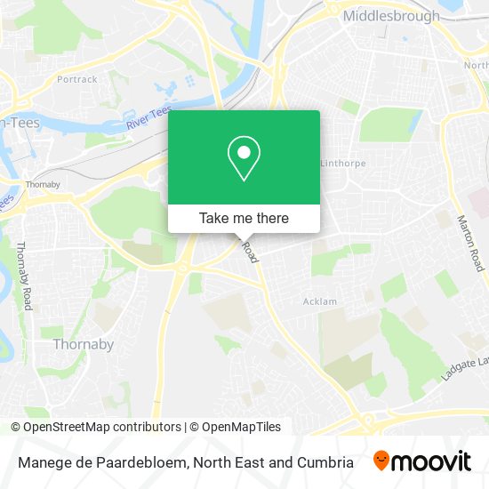 Manege de Paardebloem map