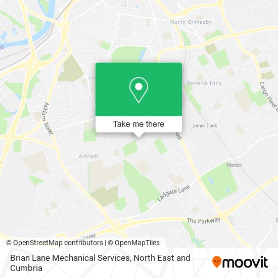 Brian Lane Mechanical Services map