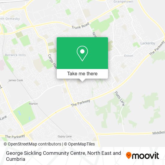 George Sickling Community Centre map