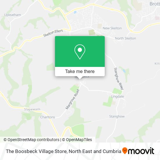 The Boosbeck Village Store map