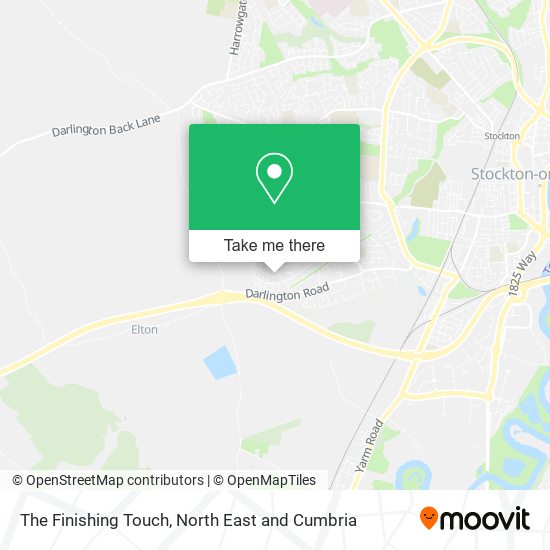 The Finishing Touch map