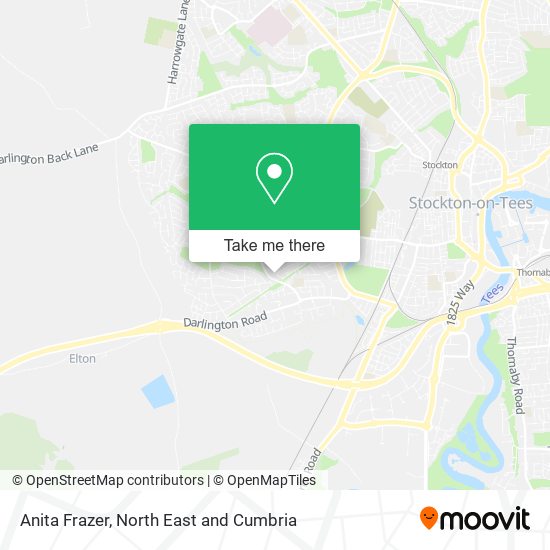 Anita Frazer map