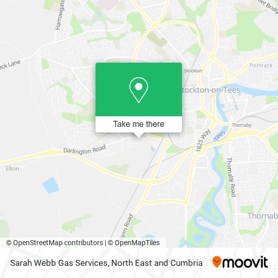 Sarah Webb Gas Services map