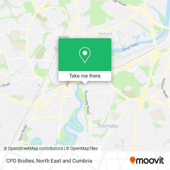 CPD Bodies map