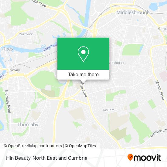 Hln Beauty map
