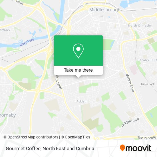 Gourmet Coffee map