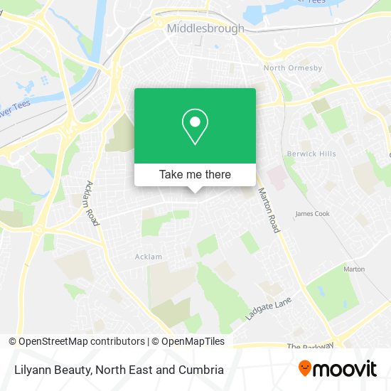Lilyann Beauty map