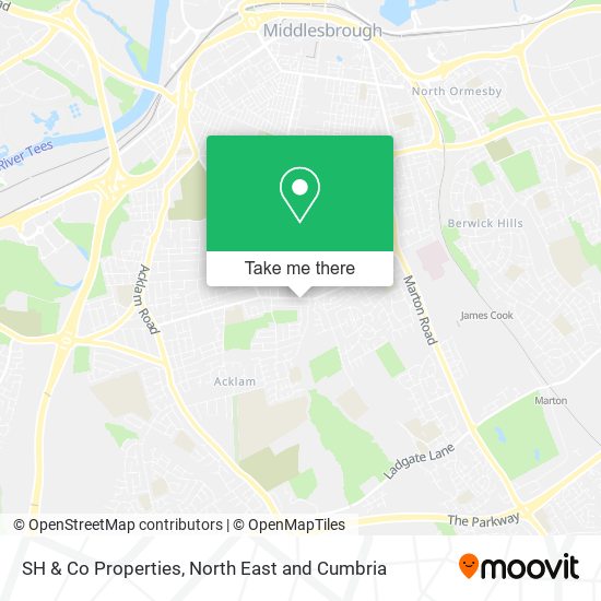 SH & Co Properties map