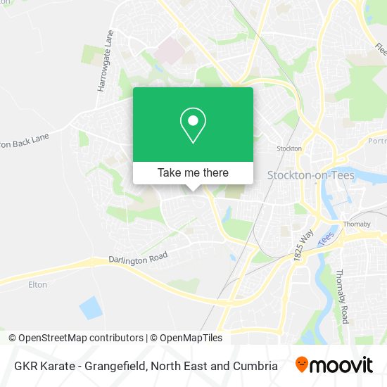 GKR Karate - Grangefield map