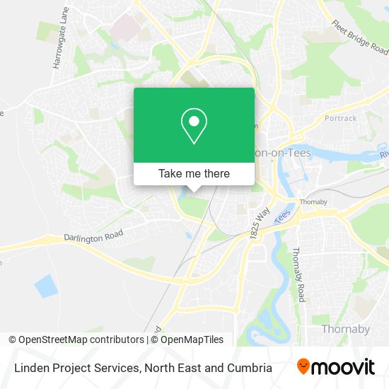 Linden Project Services map