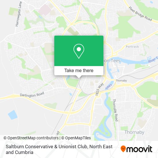 Saltburn Conservative & Unionist Club map
