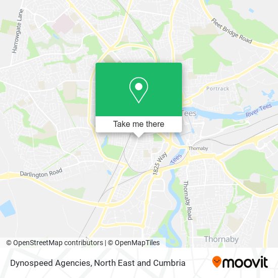 Dynospeed Agencies map