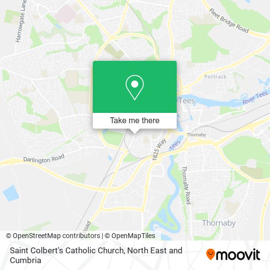 Saint Colbert's Catholic Church map