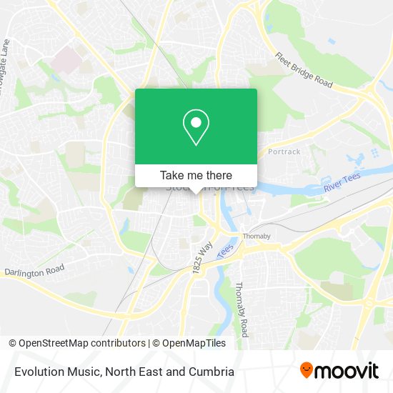 Evolution Music map